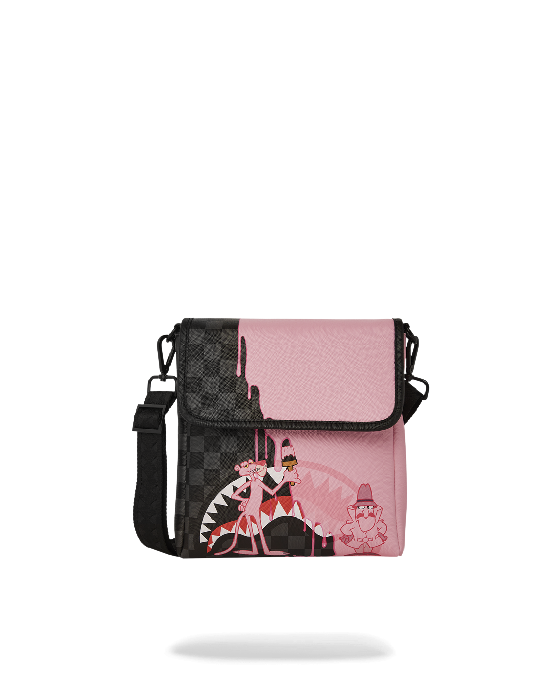 SPRAYGROUND® SLING PINK PANTHER PINK PAINTER MESSENGER SLING BAG