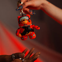 SPRAYGROUND® KEYCHAIN GLOBAL EXPEDITION BEAR KEYCHAIN