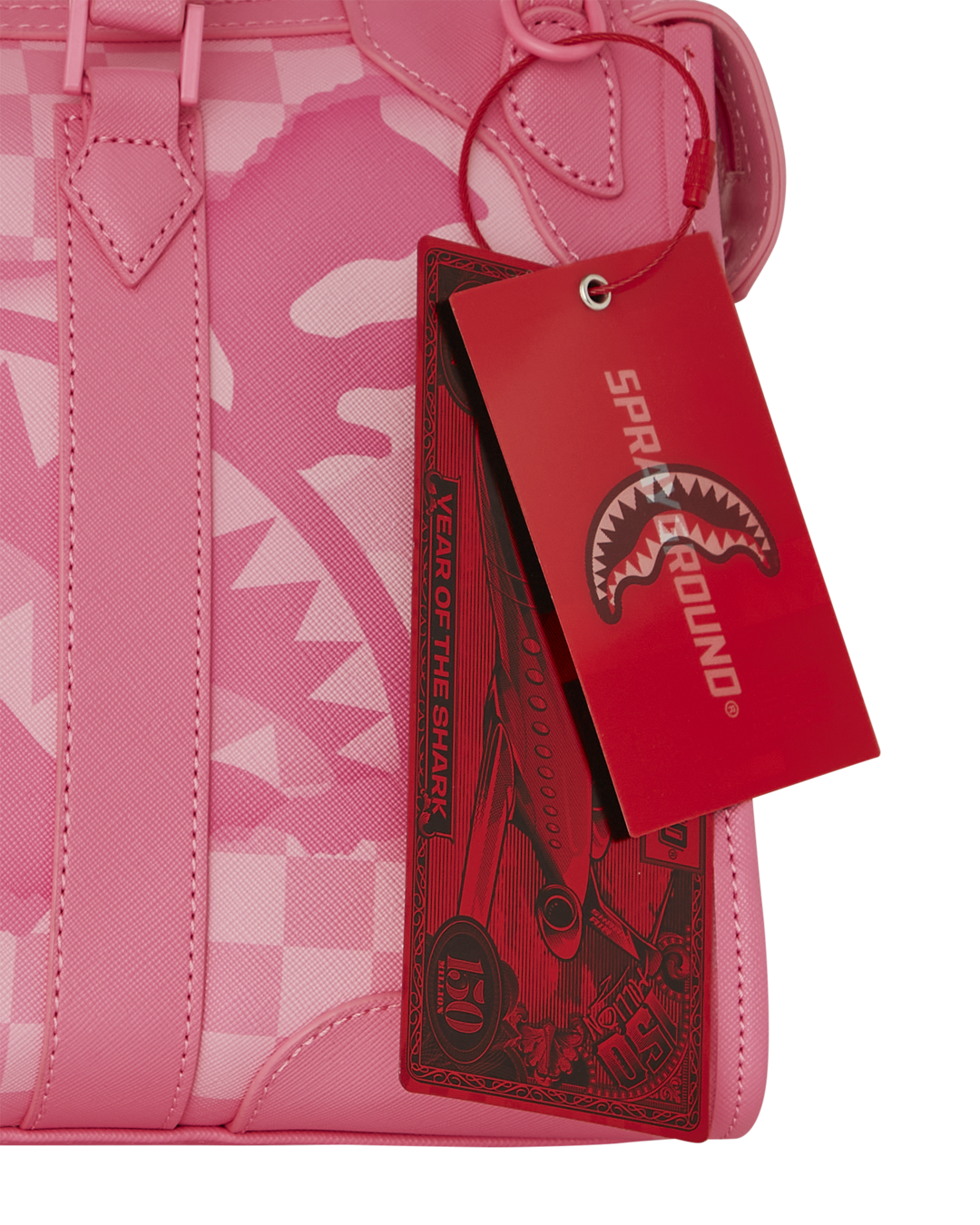 SPRAYGROUND® DUFFLE PINK 3AM RIPTIDE MINI PYRAMID DUFFLE