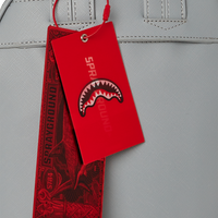 SPRAYGROUND® BACKPACK KNIT SHARKS IN PARIS IN CREAM SAVAGE BACKPACK