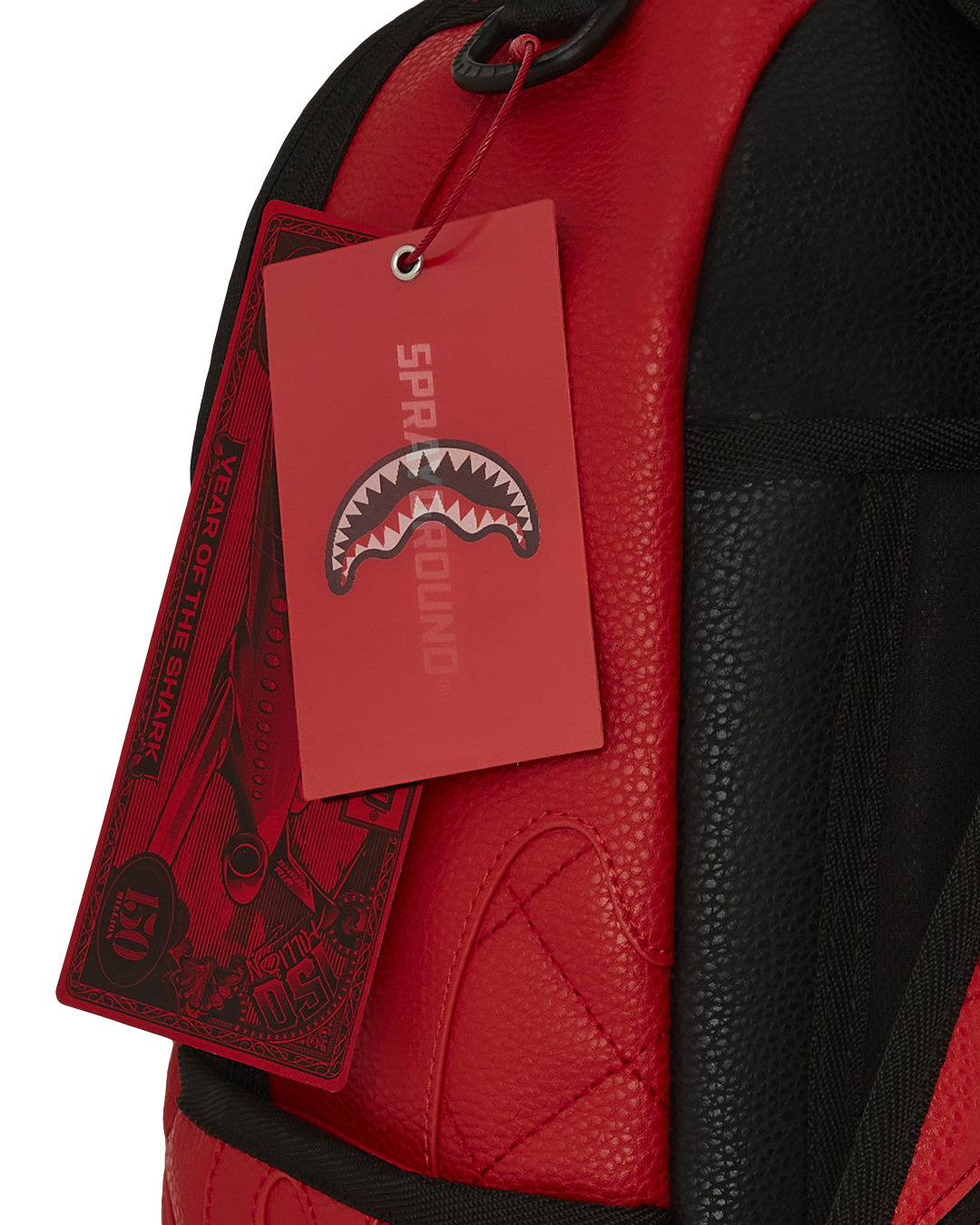 SPRAYGROUND® BACKPACK SHARK CENTRAL RED SHARK DRIP DLXSV BACKPACK