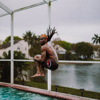 SPRAYGROUND® SWIM PEEKING CHARACTER CHECK SWIM SHORTS