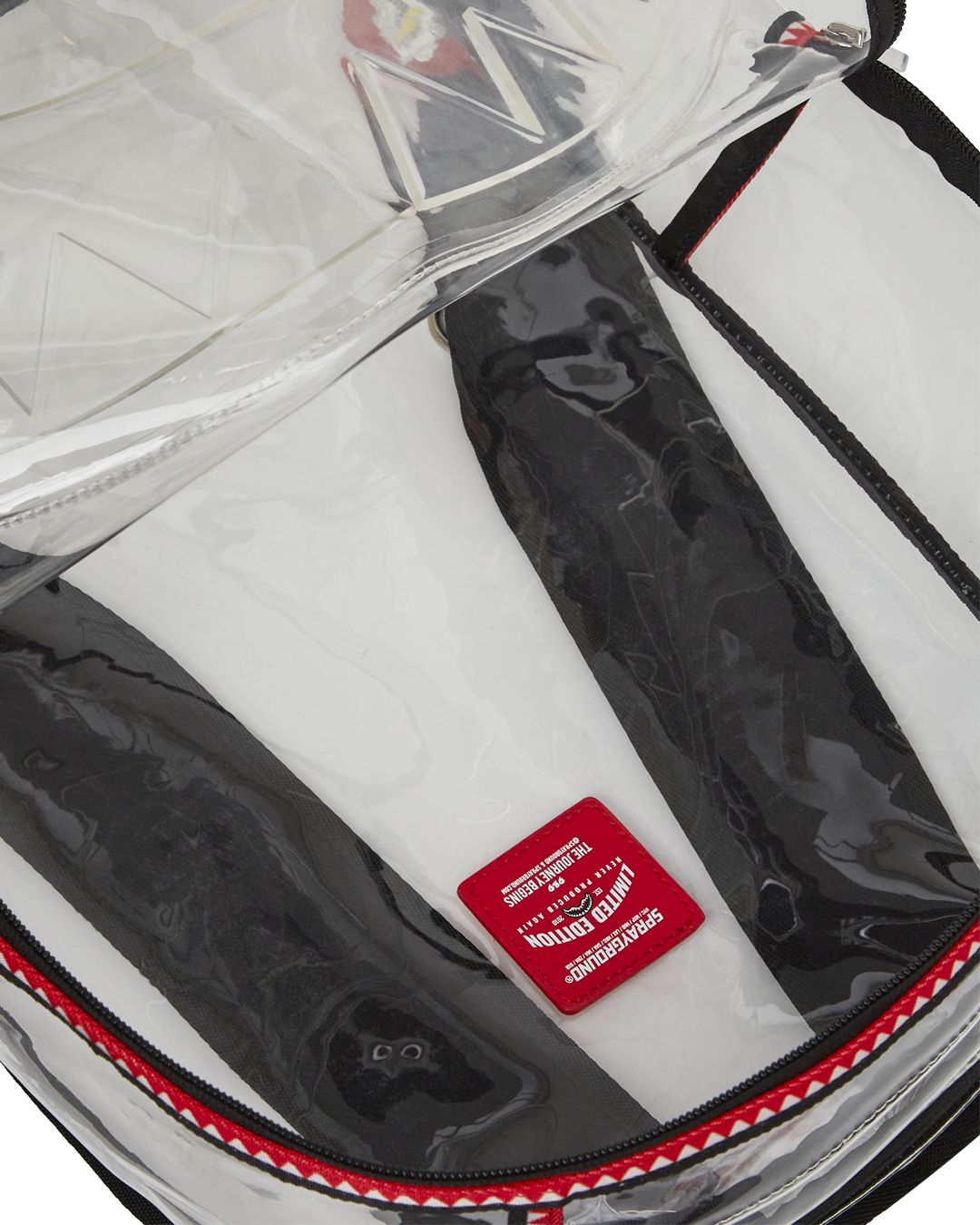 SPRAYGROUND® BACKPACK VSM PIPING DLX CLEAR BACKPACK