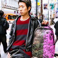 SPRAYGROUND® BACKPACK SPLIT PINK AND CAMO DLX BACKPACK