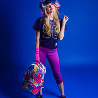 SPRAYGROUND® BACKPACK DRIPPY GRAFFITI FLORAL DLXR BACKPACK