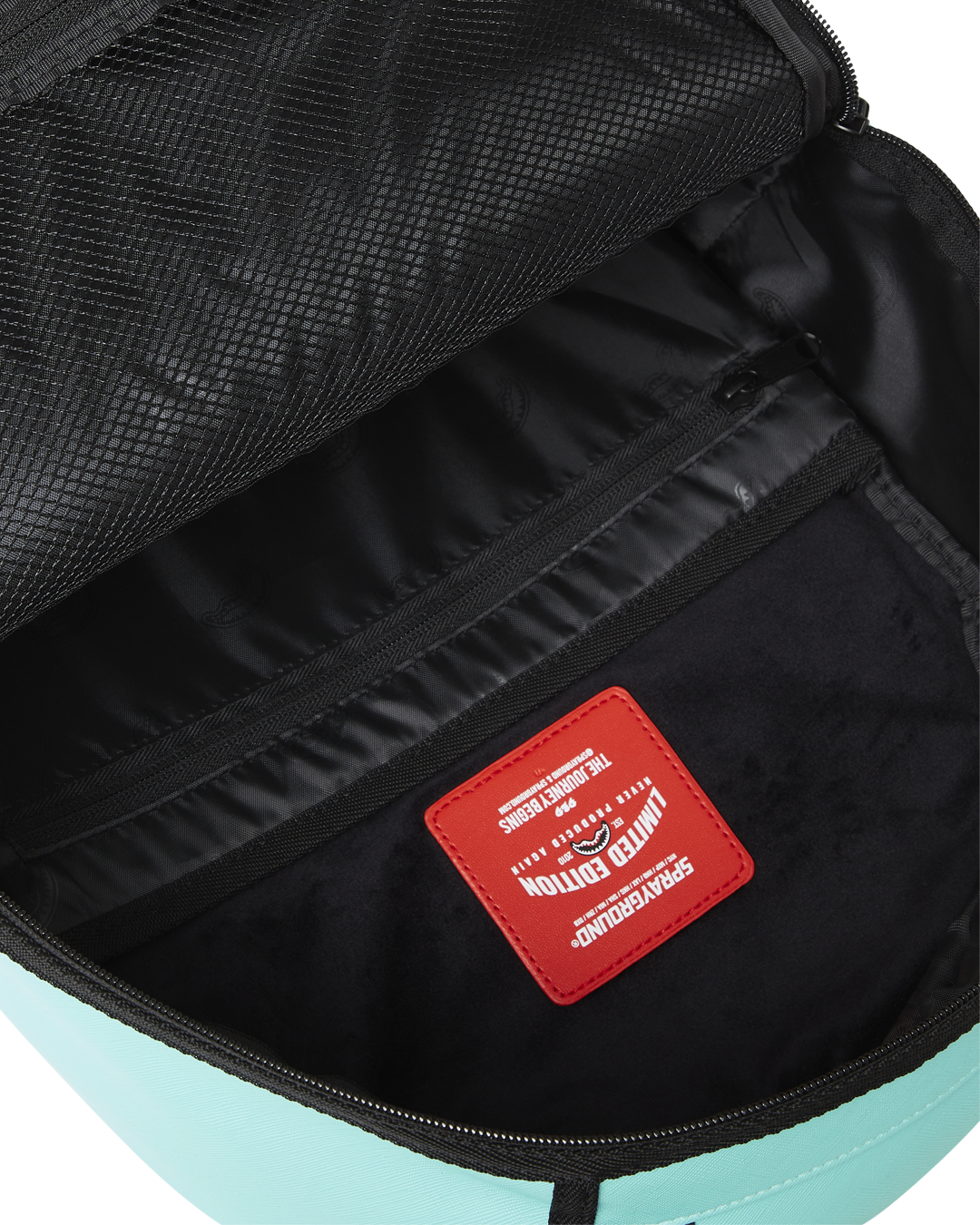 SPRAYGROUND® BACKPACK SHARK CENTRAL AQUA DLXSV BACKPACK