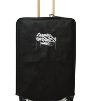 SPRAYGROUND® LUGGAGE A.I. AFRICAN INTELLIGENCE ELEGANT ENERGY FULL SIZE LUGGAGE - SANDFLOWER COLLAB