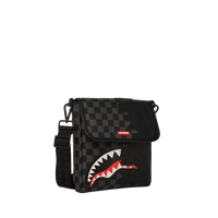SPRAYGROUND® SLING UNFINISHED SHARK MESSENGER SLING BAG