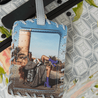SPRAYGROUND® LUGGAGE A.I. AFRICAN INTELLIGENCE ELEGANT ENERGY CARRY-ON LUGGAGE - SANDFLOWER COLLAB
