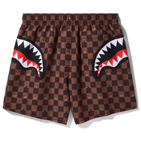 SPRAYGROUND® SWIM PEEKING CHARACTER CHECK SWIM SHORTS