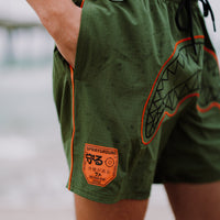 SPRAYGROUND® SWIM SPECIAL OPS GLOBAL HAWK SWIM SHORTS