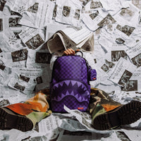 SPRAYGROUND® BACKPACK PURPLE SHARK SHARKS IN PARIS DLXSV BACKPACK