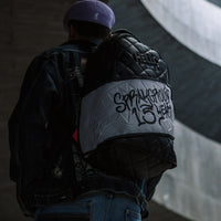 SPRAYGROUND® BACKPACK HELLO MY NAME IS 15 YEARS QUILTED BACKPACK