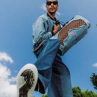 SPRAYGROUND® DUFFLE DENIM SHARK DUFFLE