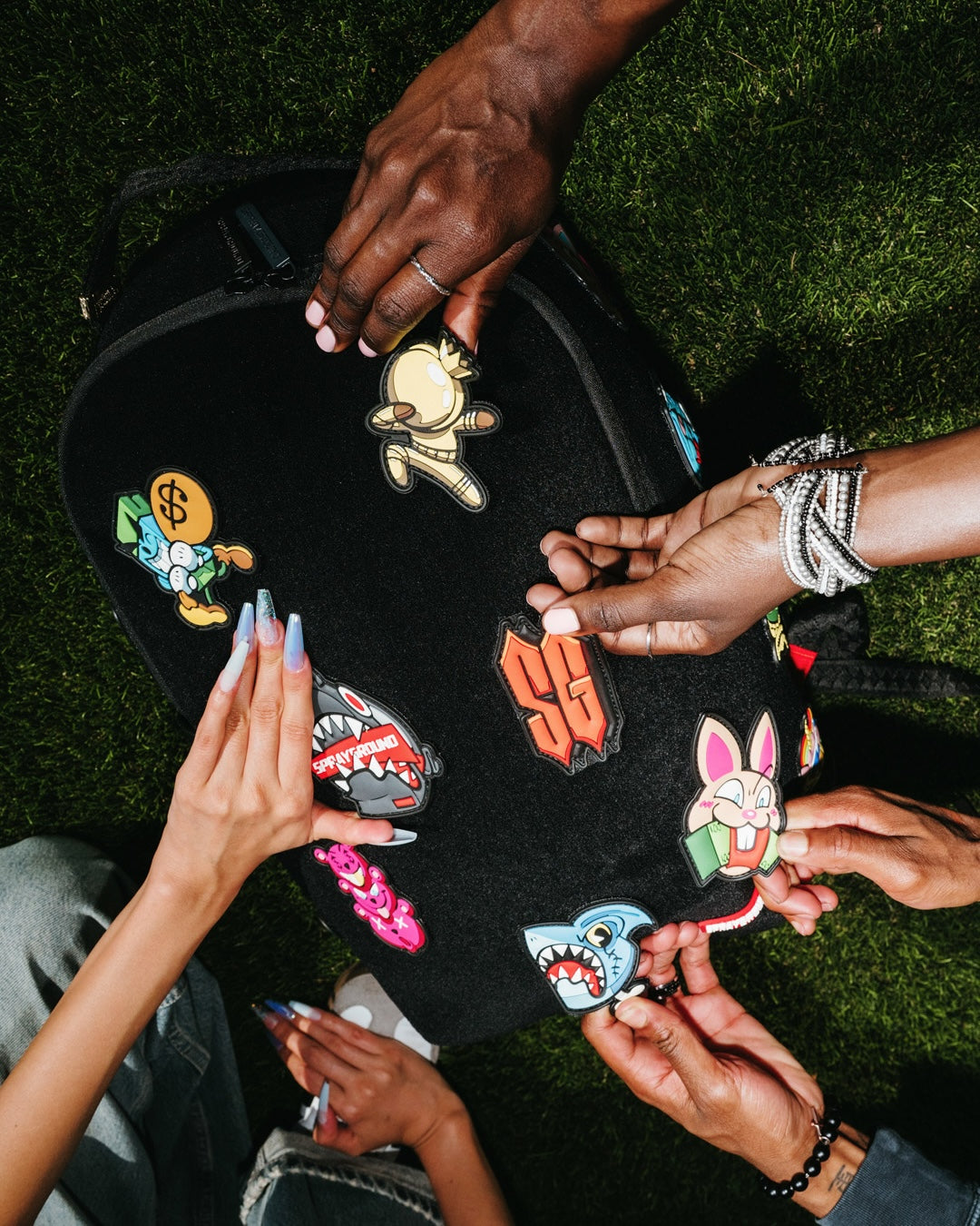 STUCK ON YA - VELCRO PATCH BACKPACK – SPRAYGROUND®