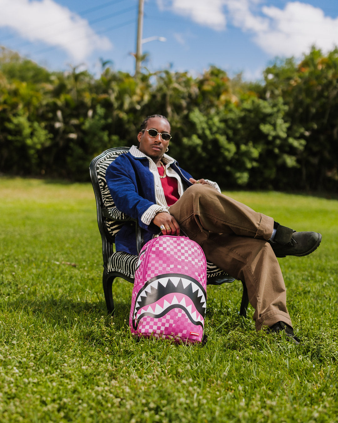 SPRAYGROUND® BACKPACK PINK CAMOCHECK BACKPACK