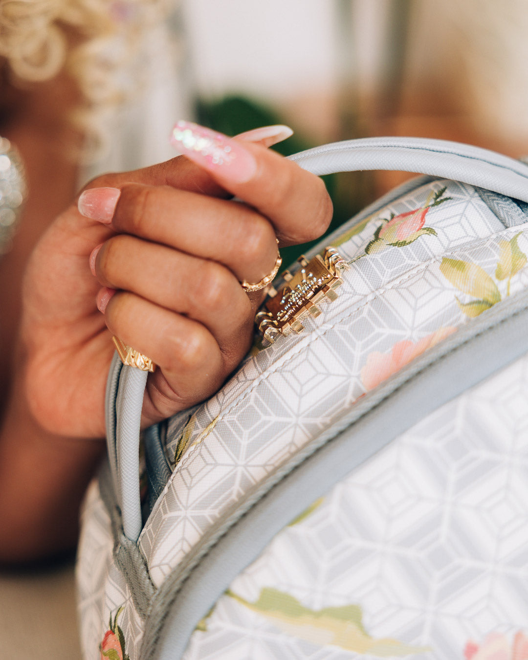 SPRAYGROUND® BACKPACK A.I. AFRICAN INTELLIGENCE ELEGANT ENERGY BACKPACK - SANDFLOWER COLLAB