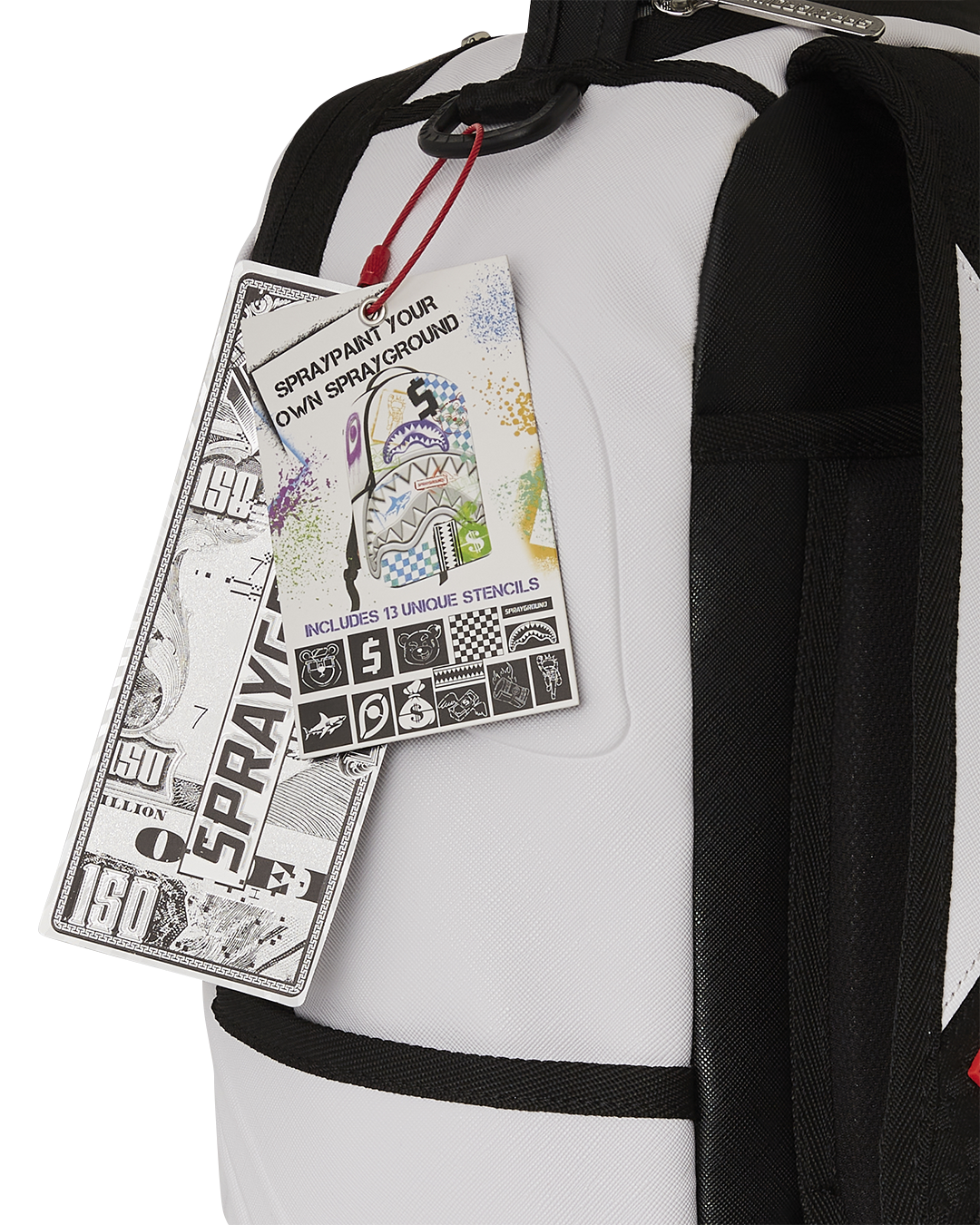 SPRAYGROUND® BACKPACK GRAFFITI ARTIST - DESIGN YOUR OWN BACKPACK - 9 STENCILS INCLUDED