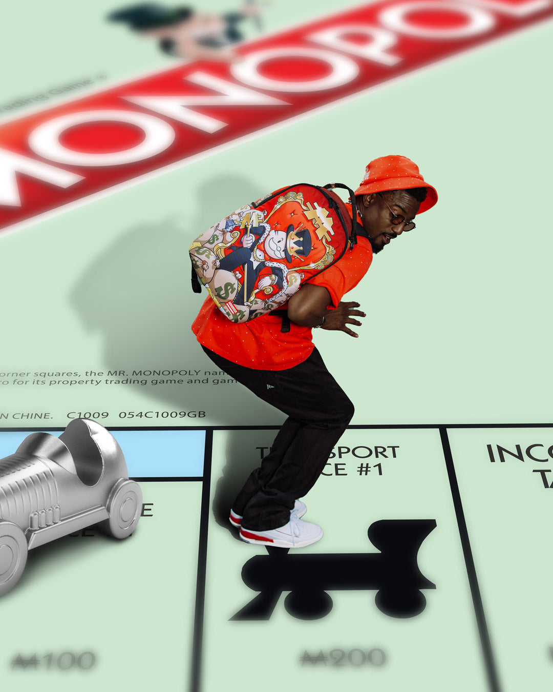 SPRAYGROUND® BACKPACK MONOPOLY GOLD EMPIRE THRONE BACKPACK