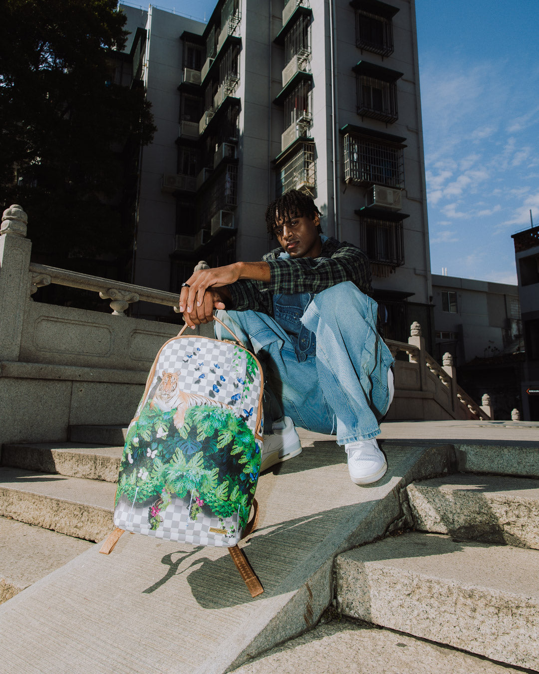 SPRAYGROUND® BACKPACK SECRET GARDEN SHARK BACKPACK