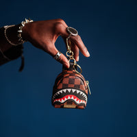 SPRAYGROUND® KEYCHAIN SAWTOOTH SHARKS IN PARIS BACKPACK KEYCHAIN
