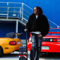 SPRAYGROUND® LUGGAGE UNFINISHED SHARK HARD SHELL CARRY-ON LUGGAGE