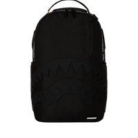 SPRAYGROUND® BACKPACK RUBBER SHARK BLACKOUT WHITE TAPE