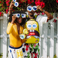 SPRAYGROUND® BACKPACK SPONGEBOB REMOVABLE EYES DLXR BACKPACK