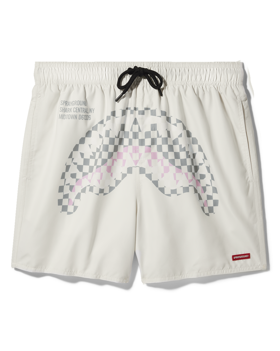 Sprayground ★ 快適 ストレッチ素材 Check Swim スイムショーツ SHARK CENTRAL DYNAMIC SWIM SHORTS – SPRAYGROUND®