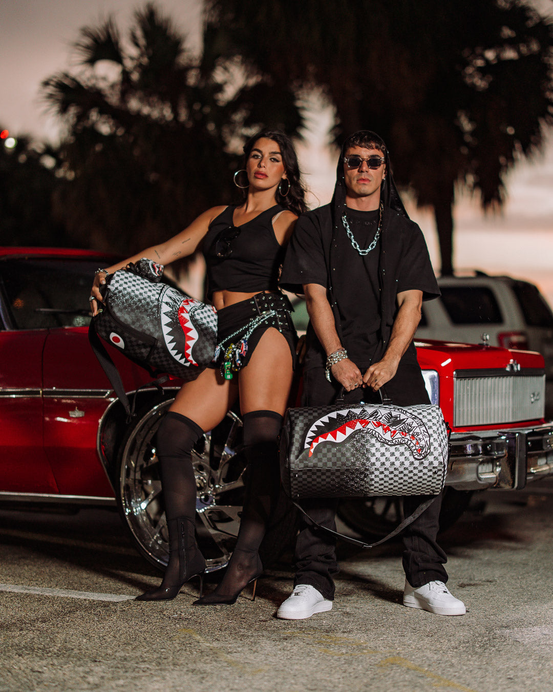 SPRAYGROUND® BACKPACK SCRIBBLE DRIBBLE CHECK BACKPACK