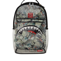 SPRAYGROUND® BACKPACK MONEY PILE DLXS CLEAR BACKPACK