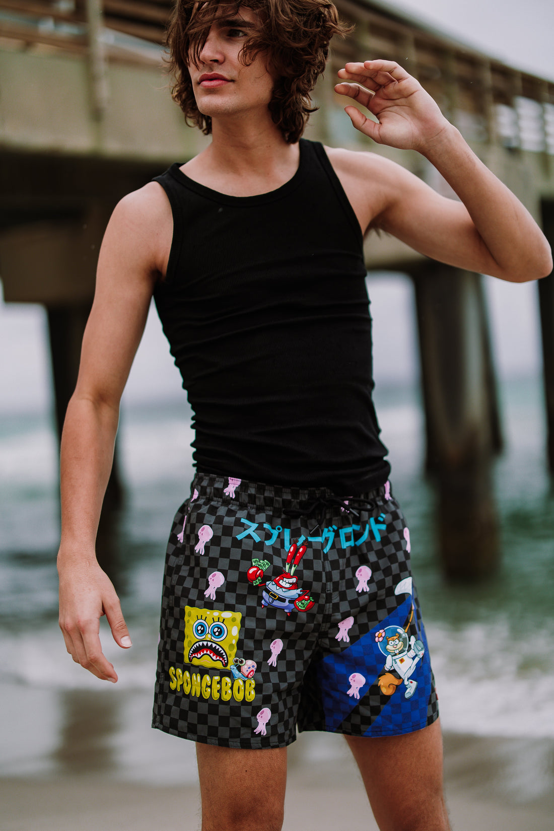 SPRAYGROUND® SWIM SPONGEBOB TOKYO BUBBLE SWIM SHORTS