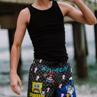 SPRAYGROUND® SWIM SPONGEBOB TOKYO BUBBLE SWIM SHORTS