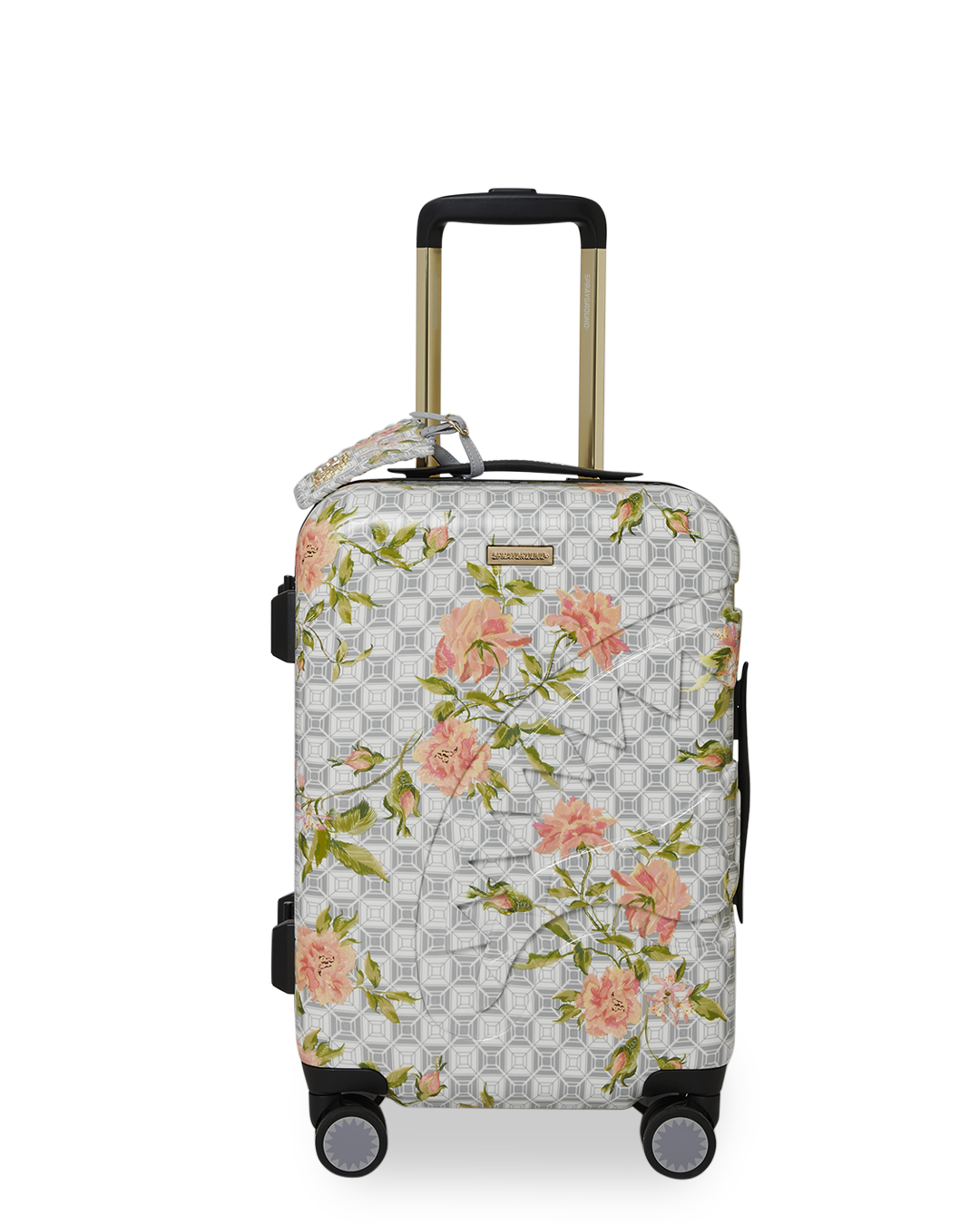 SPRAYGROUND® LUGGAGE A.I. AFRICAN INTELLIGENCE ELEGANT ENERGY CARRY-ON LUGGAGE - SANDFLOWER COLLAB