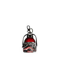 SPRAYGROUND® KEYCHAIN SCRIBBLE DRIBBLE CHECK BACKPACK KEYCHAIN