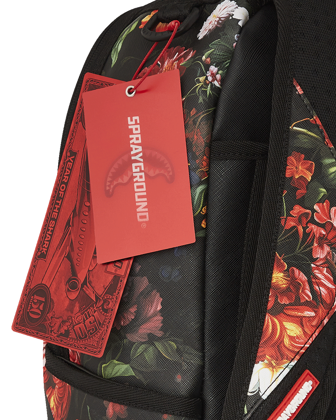 SPRAYGROUND® BACKPACK SPLIT PINK FLORAL CHECK DLXSV BACKPACK