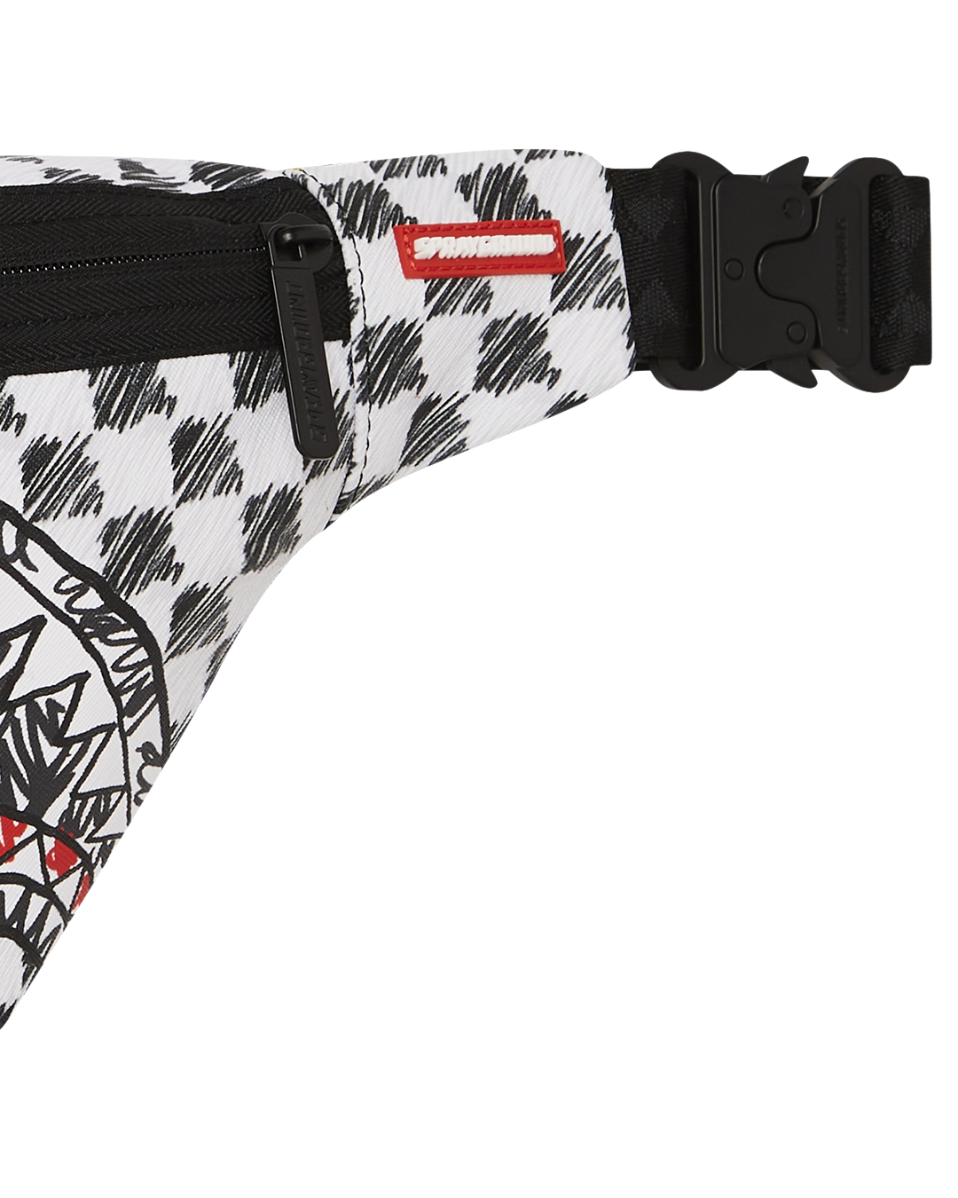 SPRAYGROUND® CROSSBODY SCRIBBLE DRIBBLE CHECK SAVVY CROSSBODY