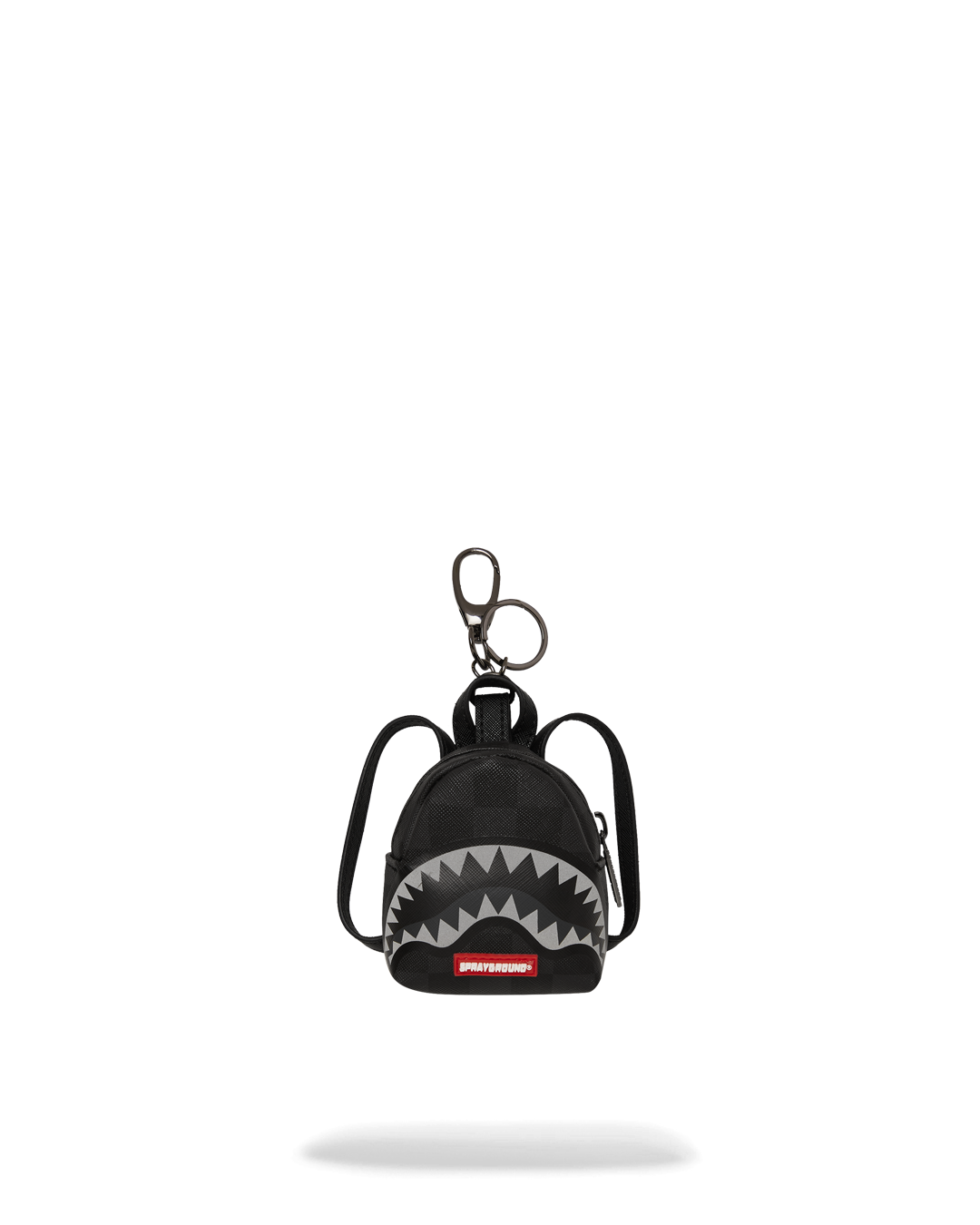 SPRAYGROUND® KEYCHAIN LIGHTS OUT SHARKS IN PARIS BACKPACK KEYCHAIN