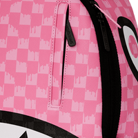 SPRAYGROUND® BACKPACK PINK AND BLACK DRIP CHECK DLXSV BACKPACK