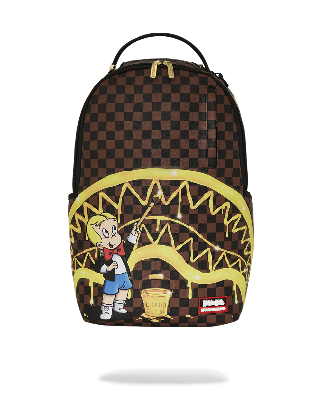 SPRAYGROUND® BACKPACK RICHIE RICH PAINT THE SHARK GOLD BACKPACK