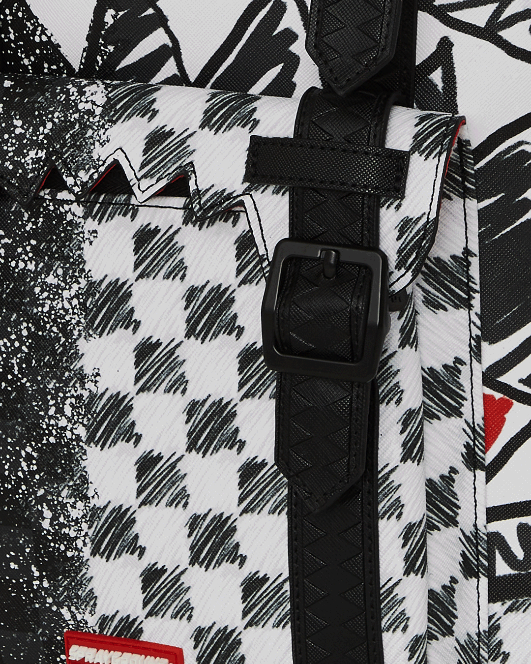 SPRAYGROUND® BACKPACK SCRIBBLE DRIBBLE CHECK HILLS BACKPACK