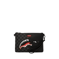 SPRAYGROUND® POUCHETTE UNFINISHED SHARK CROSSOVER CLUTCH