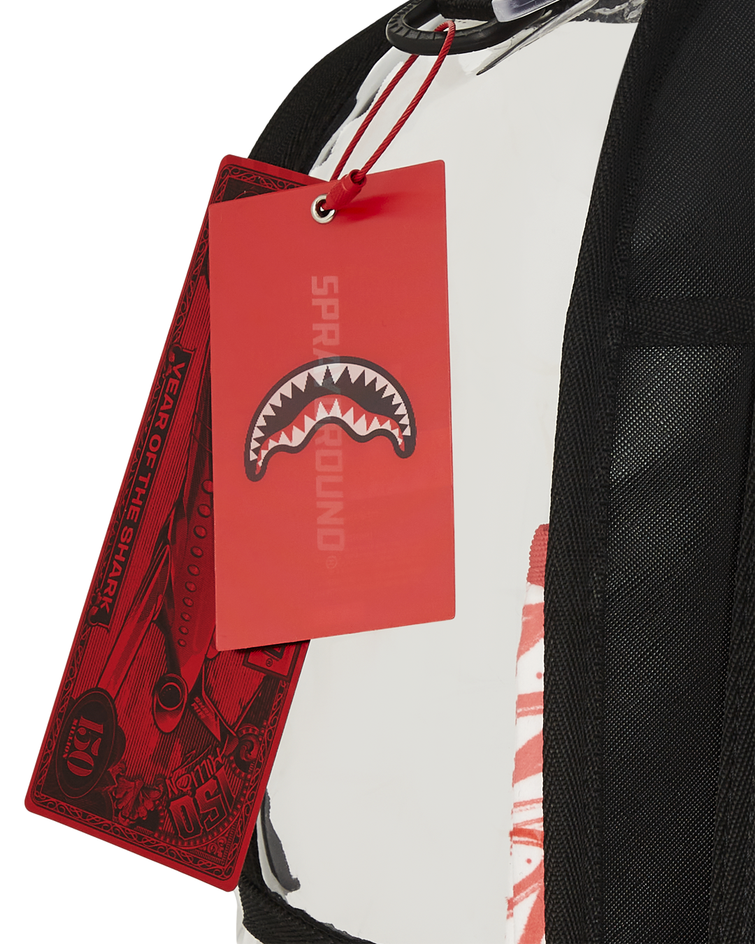 SPRAYGROUND® BACKPACK BEAR GRILLS DLX CLEAR BACKPACK