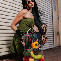 SPRAYGROUND® BACKPACK VSM PIPING DLX CLEAR BACKPACK