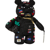 SPRAYGROUND® BACKPACK JAMES FLAGS MONEY BEAR BACKPACK