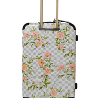 SPRAYGROUND® LUGGAGE A.I. AFRICAN INTELLIGENCE ELEGANT ENERGY FULL SIZE LUGGAGE - SANDFLOWER COLLAB