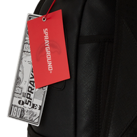 SPRAYGROUND® BACKPACK GOLD AND BLACK RACING STRIPES BACKPACK
