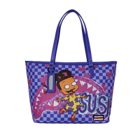 SPRAYGROUND® TOTE SUSIE CRAYON SHARK MESSENGER TOTE