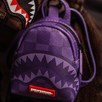 SPRAYGROUND® KEYCHAIN PURPLE SHARK SHARKS IN PARIS BACKPACK KEYCHAIN