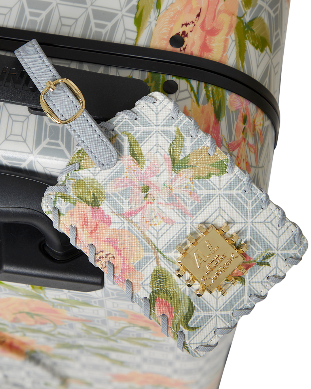 SPRAYGROUND® LUGGAGE A.I. AFRICAN INTELLIGENCE ELEGANT ENERGY CARRY-ON LUGGAGE - SANDFLOWER COLLAB